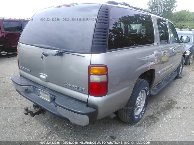 3GNFK16Z93G279908 - 2003 CHEVROLET SUBURBAN K1500 GRAY photo 4