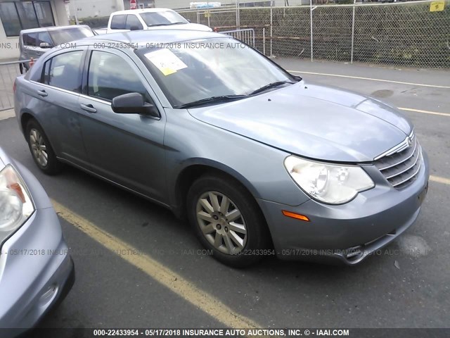 1C3CC4FBXAN168340 - 2010 CHRYSLER SEBRING TOURING Light Blue photo 1