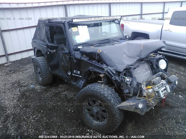 1J4FA24199L744563 - 2009 JEEP WRANGLER X BLACK photo 6