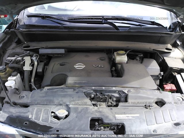 5N1AR2MM9EC730333 - 2014 NISSAN PATHFINDER S/SV/SL/PLATINUM 灰色 照片 10