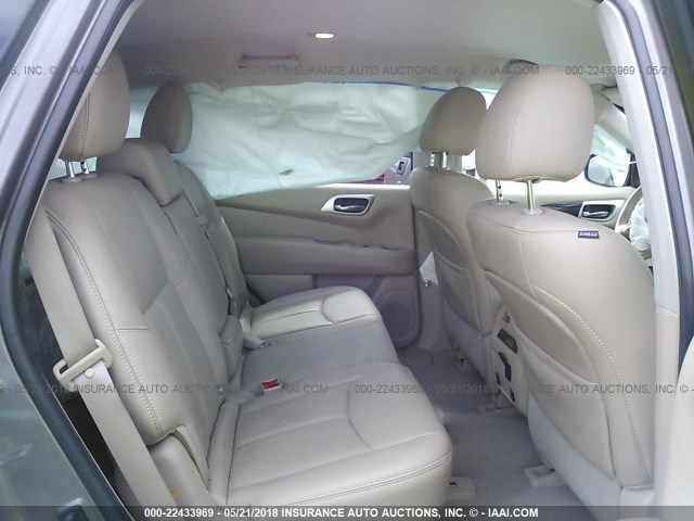 5N1AR2MM9EC730333 - 2014 NISSAN PATHFINDER S/SV/SL/PLATINUM 灰色 照片 8