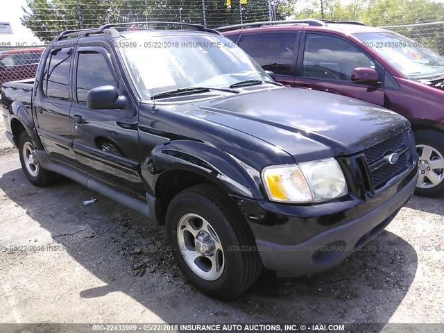 1FMZU67K85UA17971 - 2005 FORD EXPLORER SPORT TR  BLACK photo 1