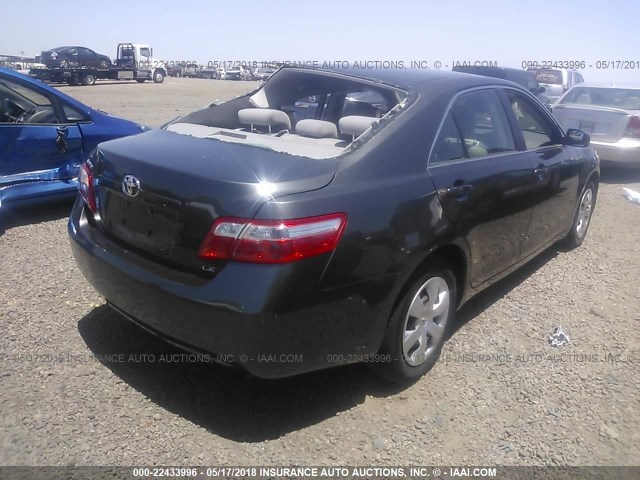 4T4BE46K78R041452 - 2008 TOYOTA CAMRY CE/LE/XLE/SE GRAY photo 4