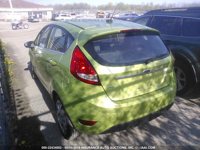 3FADP4FJ1BM161998 - 2011 FORD FIESTA SES GREEN photo 3