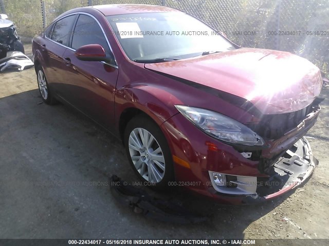 1YVHP82AX95M31460 - 2009 MAZDA 6 I Красный фото 1
