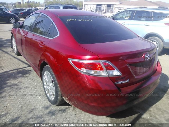 1YVHP82AX95M31460 - 2009 MAZDA 6 I Красный фото 3