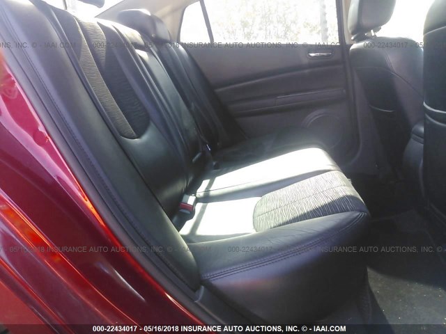 1YVHP82AX95M31460 - 2009 MAZDA 6 I Красный фото 8