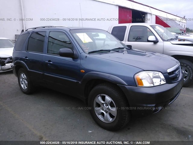 4F2CU08141KM32174 - 2001 MAZDA TRIBUTE LX/ES BLUE photo 1