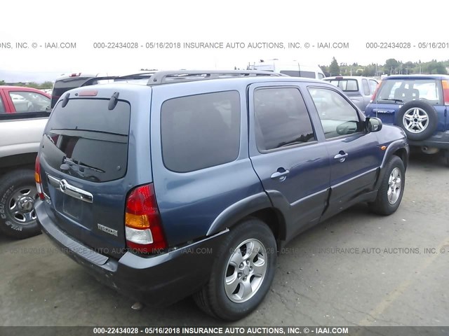 4F2CU08141KM32174 - 2001 MAZDA TRIBUTE LX/ES 蓝色 照片 4