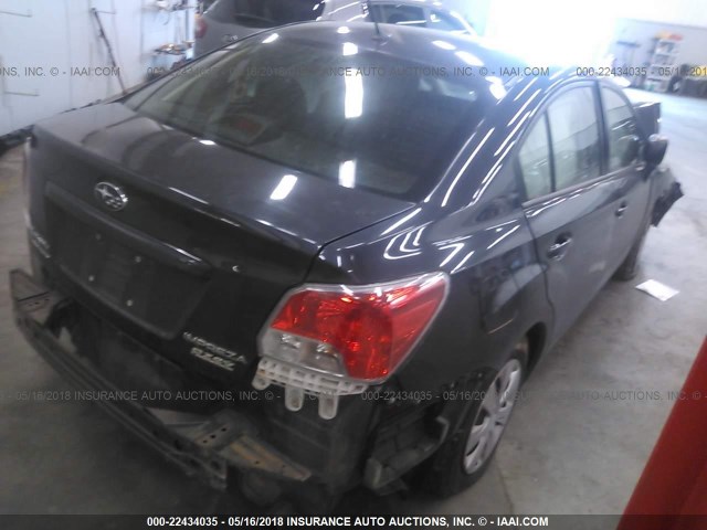 JF1GJAA68EG025706 - 2014 SUBARU IMPREZA GRAY photo 4