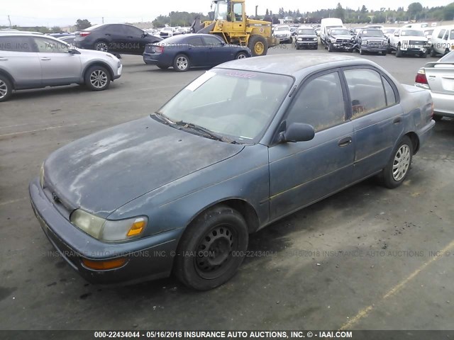 1NXAE09BXRZ144652 - 1994 TOYOTA COROLLA LE/DX მუქი ლურჯი ფოტო 2