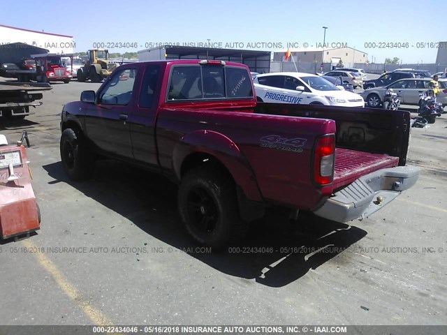 1N6ED26Y93C420813 - 2003 NISSAN FRONTIER KING CAB XE/KING CAB SE RED photo 3