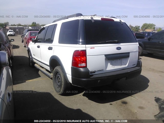 1FMZU62K35UB36678 - 2005 FORD EXPLORER XLS/XLS SPORT WHITE photo 3