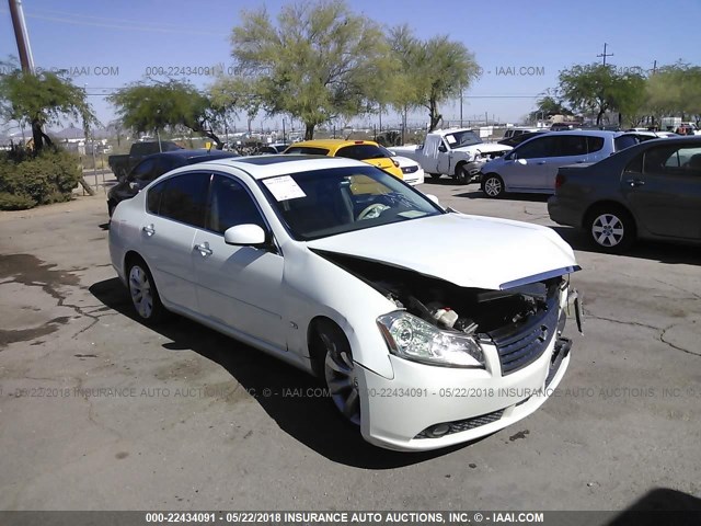 JNKAY01E66M108050 - 2006 INFINITI M35 SPORT WHITE photo 1