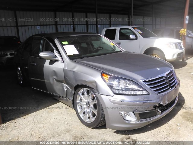 KMHGH4JH5DU061003 - 2013 HYUNDAI EQUUS SIGNATURE/ULTIMATE SILVER photo 1