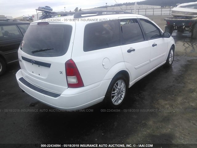 1FAFP36361W254034 - 2001 FORD FOCUS SE/SE COMFORT WHITE photo 4