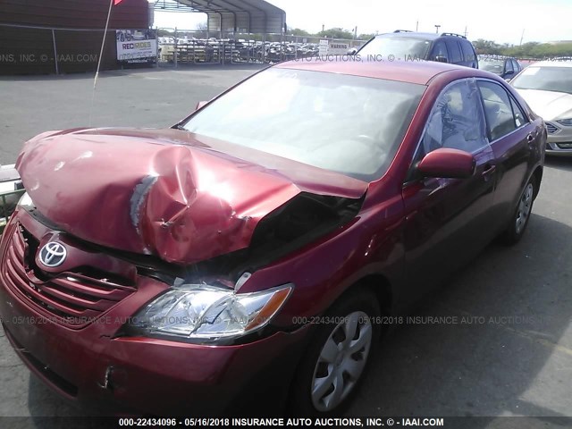 JTNBE46K473016491 - 2007 TOYOTA CAMRY NEW GENERAT CE/LE/XLE/SE PURPLE photo 2