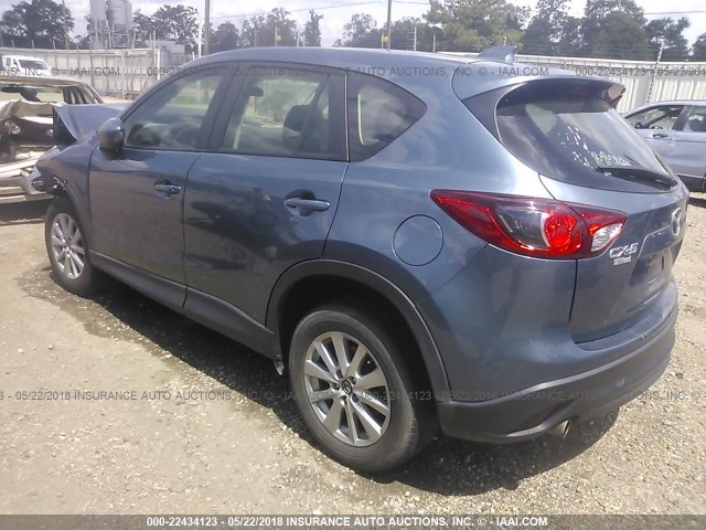 JM3KE2BE8E0430646 - 2014 MAZDA CX-5 SPORT BLUE photo 3