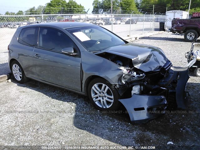 WVWMM7AJXBW327544 - 2011 VOLKSWAGEN GOLF GRAY photo 1