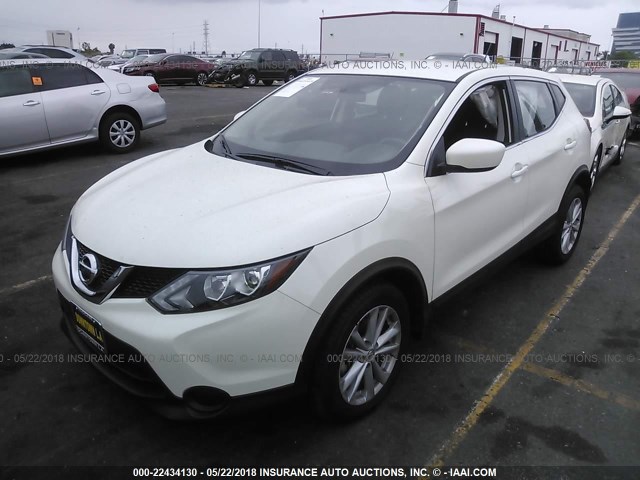 JN1BJ1CPXHW002659 - 2017 NISSAN ROGUE SPORT S/SV/SL WHITE photo 2