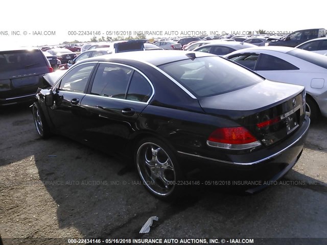 WBAGN63482DR04947 - 2002 BMW 745 LI BLACK photo 3