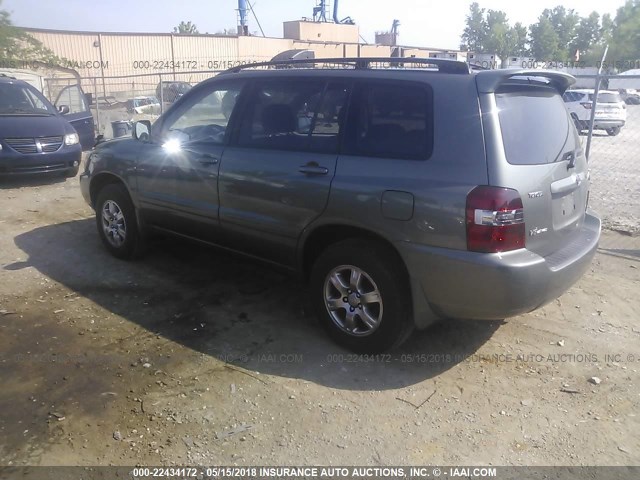 JTEEP21A870231352 - 2007 TOYOTA HIGHLANDER SPORT/LIMITED GREEN photo 3