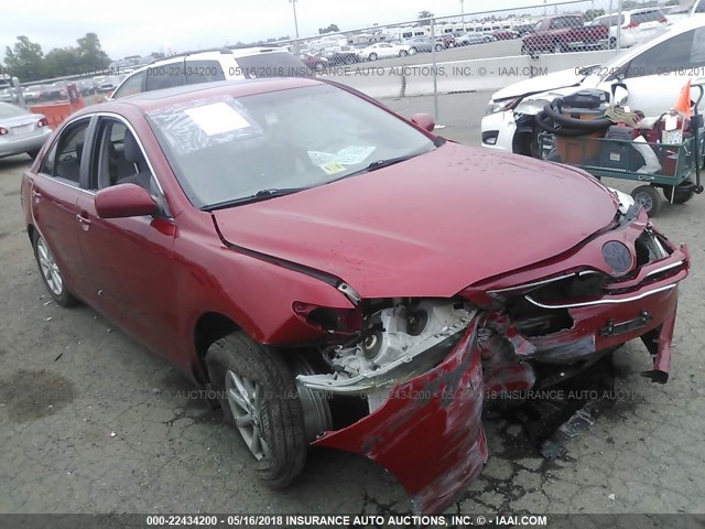4T1BK3EK0BU124968 - 2011 TOYOTA CAMRY SE/LE/XLE 红色 照片 1