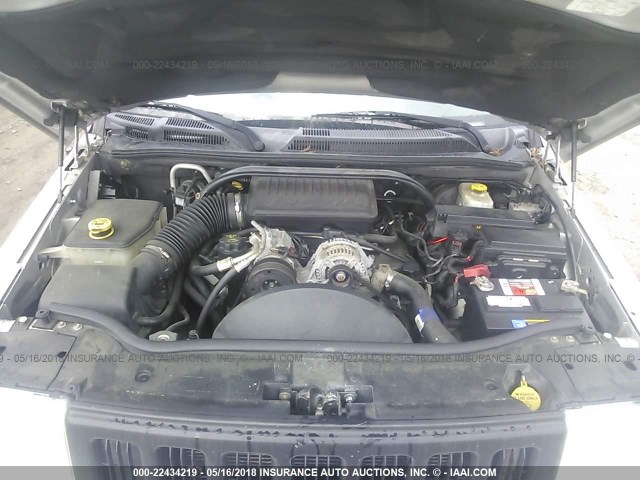 1J8HG48K66C134622 - 2006 JEEP COMMANDER GRAY photo 10