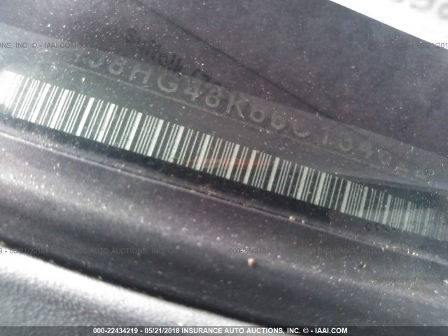 1J8HG48K66C134622 - 2006 JEEP COMMANDER GRAY photo 9