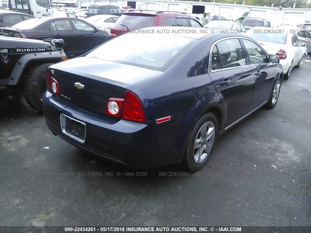 1G1ZC5EB7AF235878 - 2010 CHEVROLET MALIBU 1LT 蓝色 照片 4