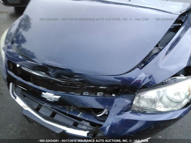 1G1ZC5EB7AF235878 - 2010 CHEVROLET MALIBU 1LT 蓝色 照片 6