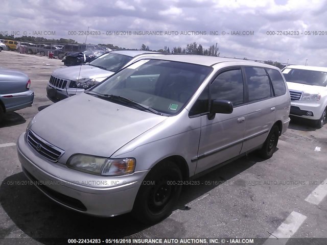 JHMRA3862WC008301 - 1998 HONDA ODYSSEY LX/EX Champagne photo 2