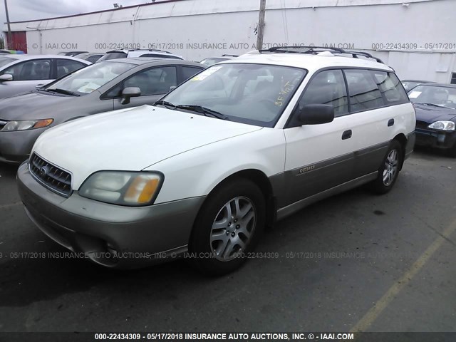 4S3BH675437650368 - 2003 SUBARU LEGACY OUTBACK AWP 奶油色 照片 2