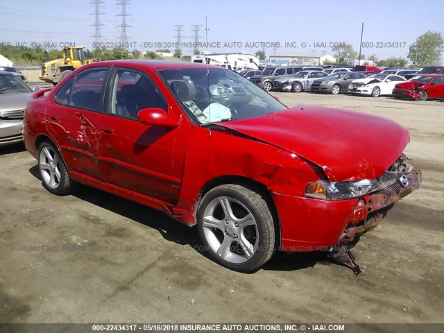 3N1AB51D83L724896 - 2003 NISSAN SENTRA SE-R SPEC V RED photo 1