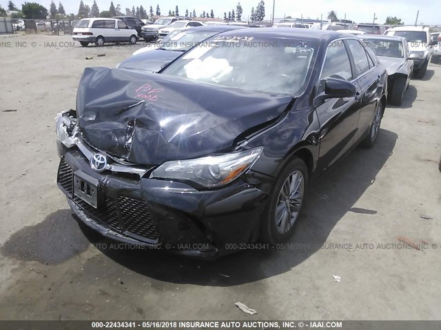 4T1BF1FKXFU059298 - 2015 TOYOTA CAMRY LE/XLE/SE/XSE BLACK photo 2