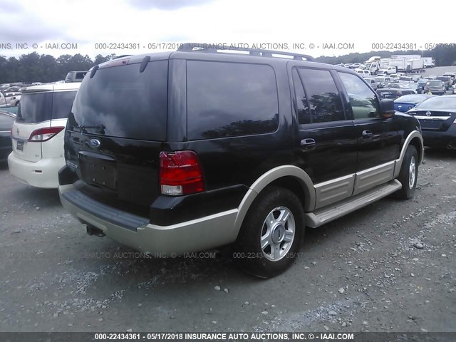 1FMPU17596LA77799 - 2006 FORD EXPEDITION EDDIE BAUER BLACK photo 4