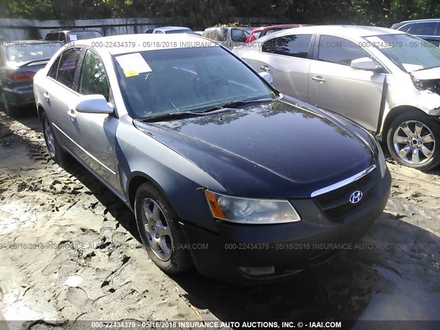 5NPEU46F76H091499 - 2006 HYUNDAI SONATA GLS/LX SILVER photo 6