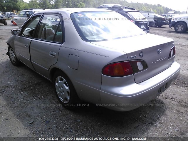 2T1BR12E4XC220058 - 1999 TOYOTA COROLLA VE/CE/LE BEIGE photo 3