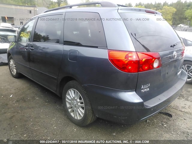 5TDYK4CC6AS309755 - 2010 TOYOTA SIENNA XLE/XLE LIMITED GRAY photo 3