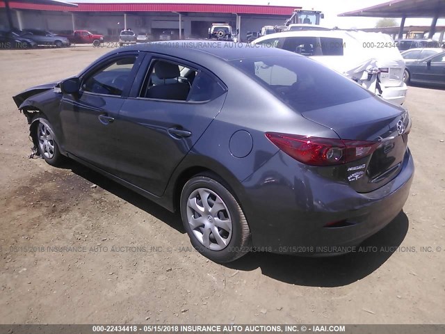 3MZBM1U77FM130242 - 2015 MAZDA 3 SPORT GRAY photo 3