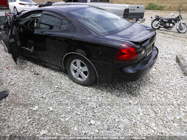2G2WP552581157816 - 2008 PONTIAC GRAND PRIX Чорний фото 3
