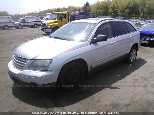 2A8GM68486R773528 - 2006 CHRYSLER PACIFICA TOURING SILVER photo 2