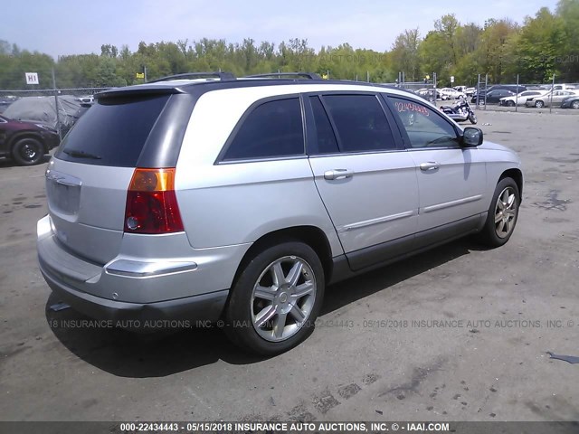 2A8GM68486R773528 - 2006 CHRYSLER PACIFICA TOURING SILVER photo 4