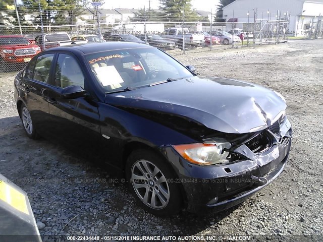 WBAVA37507NL17440 - 2007 BMW 328 I BLACK photo 1