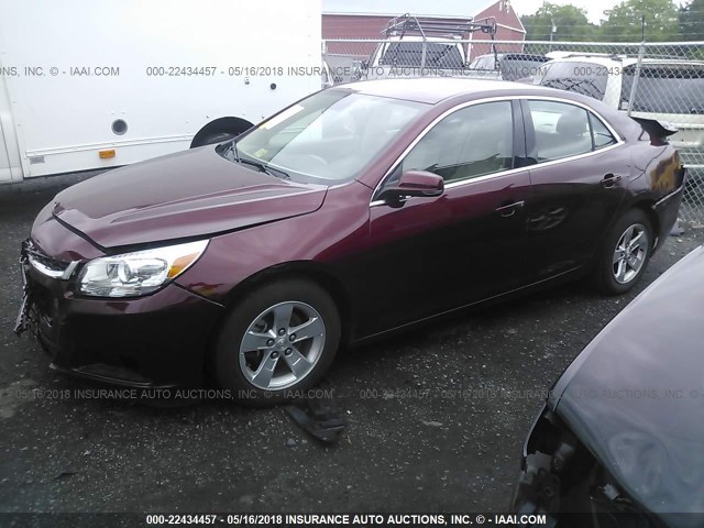 1G11C5SL6FF312225 - 2015 CHEVROLET MALIBU 1LT 勃艮第红 照片 2