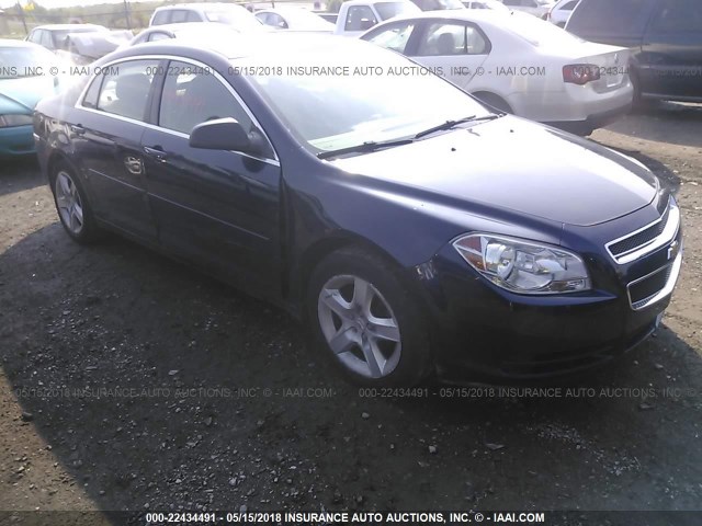 1G1ZB5E18BF312091 - 2011 CHEVROLET MALIBU LS Dark Blue photo 1