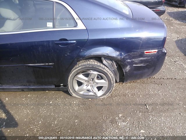 1G1ZB5E18BF312091 - 2011 CHEVROLET MALIBU LS Dark Blue photo 6