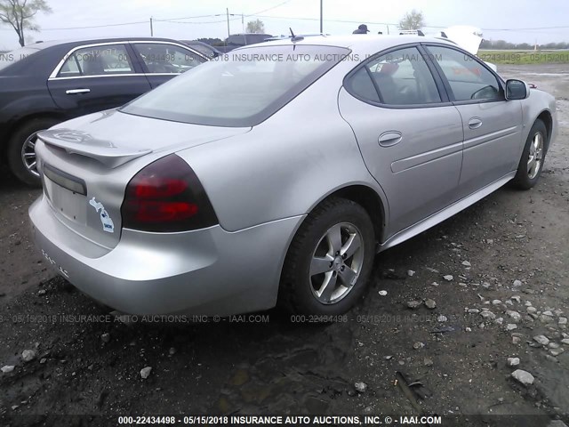 2G2WP552871187486 - 2007 PONTIAC GRAND PRIX SILVER photo 4