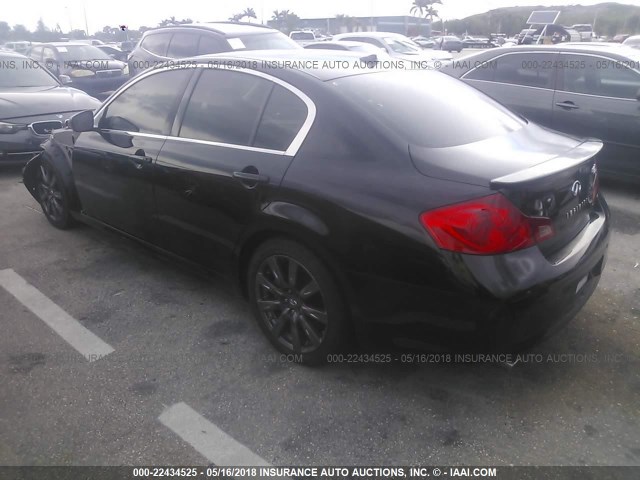 JN1CV6AP3CM622198 - 2012 INFINITI G37 SPORT BLACK photo 3