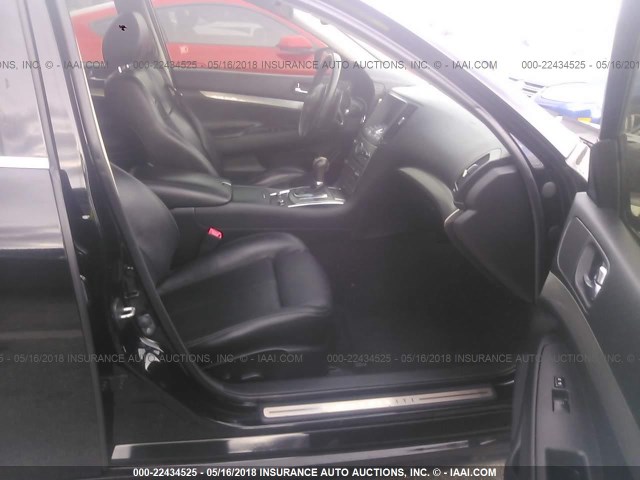 JN1CV6AP3CM622198 - 2012 INFINITI G37 SPORT BLACK photo 5